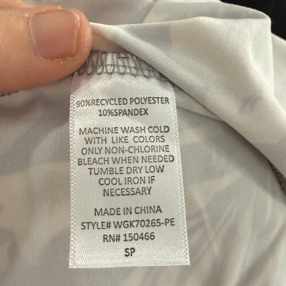 Market & Spruce gray and white Floral Maxi Dress - Picture 3 of 3